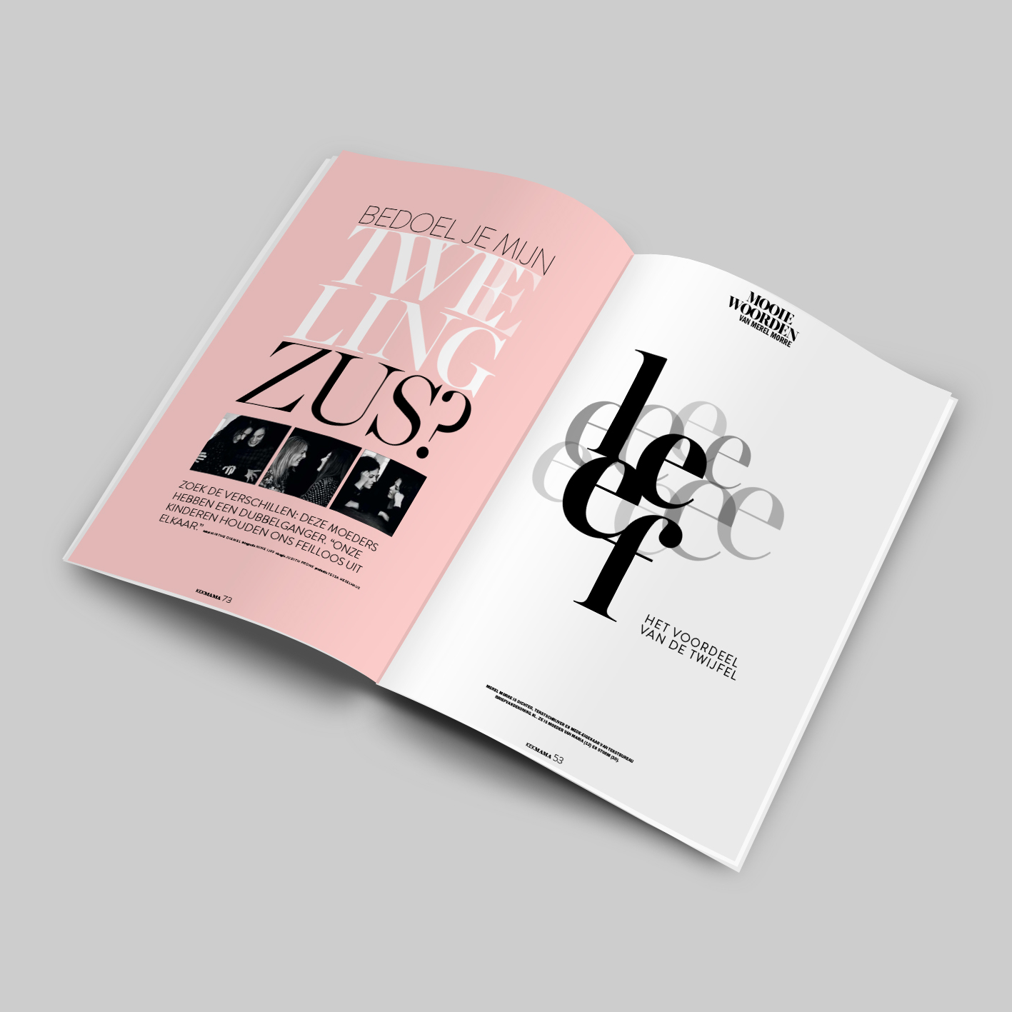 Magazine mockup