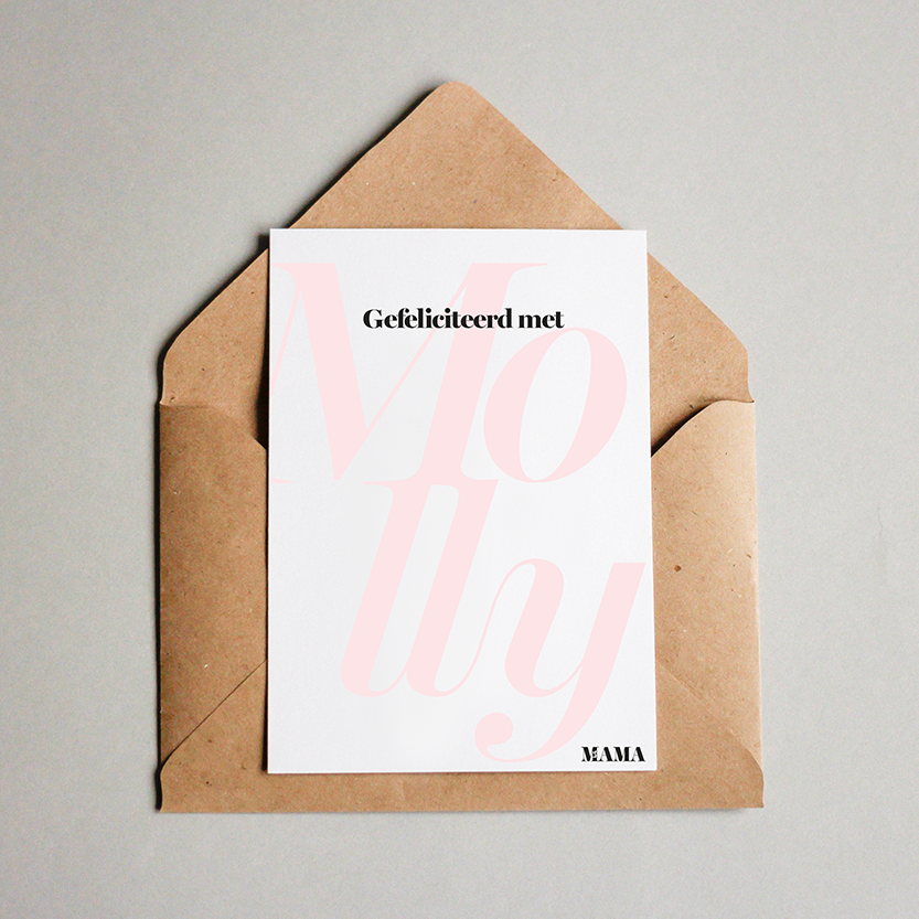 Mockup met envelop